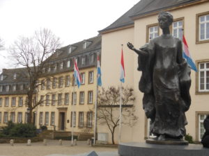 Luksemburg - pomnik Charlotty