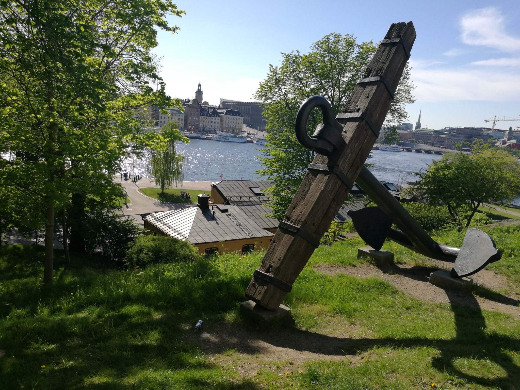 Sztokholm - widok na Stare Miasto (Gamla Stan)