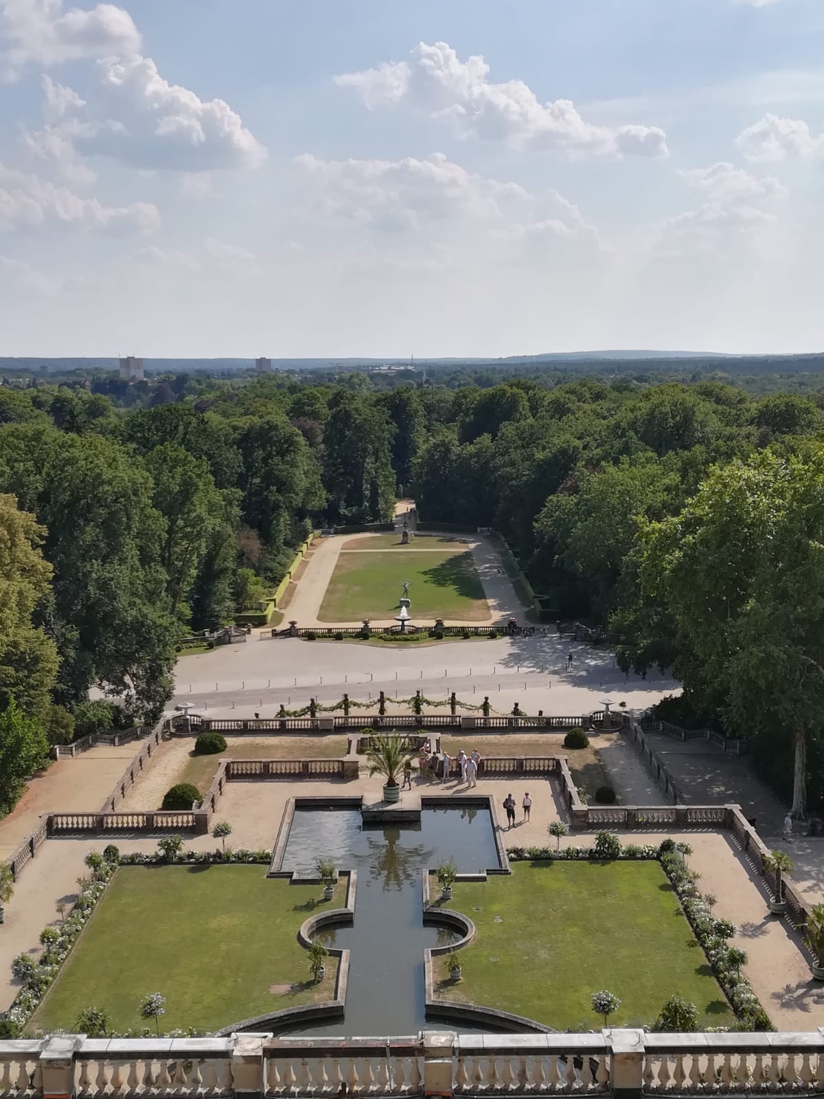 Widok z Pałacu Oranżeryjnego w Sanssouci