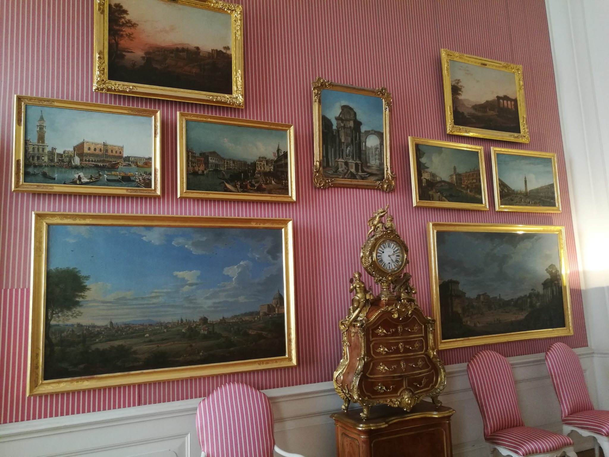 Poczdam - wnętrze pałacu Sanssouci